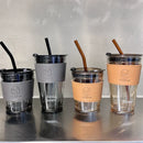 Caneca de Vidro Estilosa para Uso Doméstico