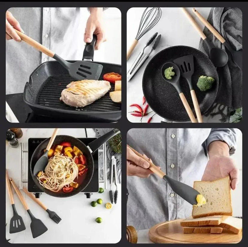 Kit de Utensílios Para Cozinha
