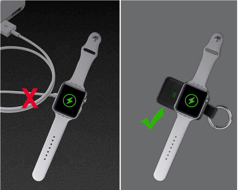 Carregador Portátil de Smartwatch Wireless