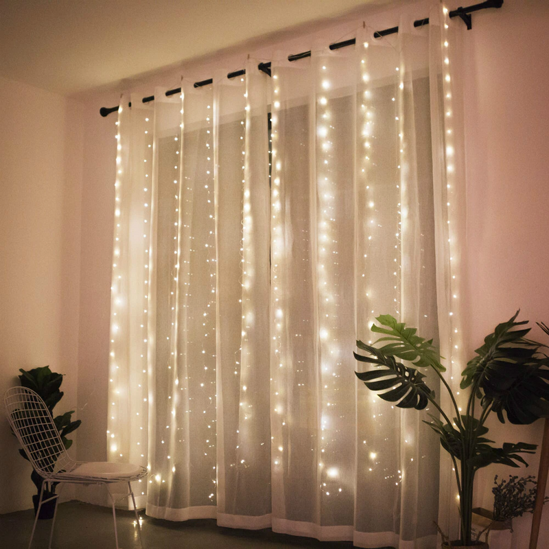 Cortina de LED com Controle Remoto