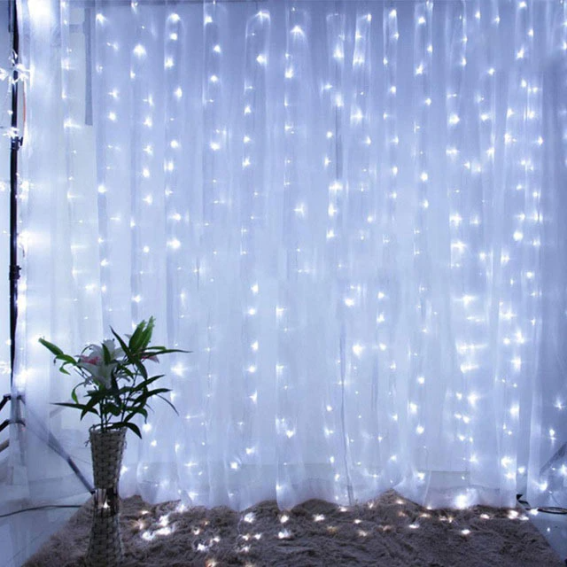 Cortina de LED com Controle Remoto