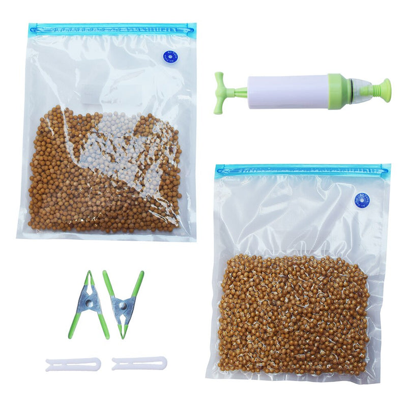 kit de Sacos à Vácuo Reutilizável com Bomba
