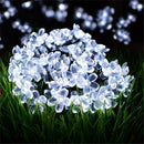 Corda de luzes de flores em LED