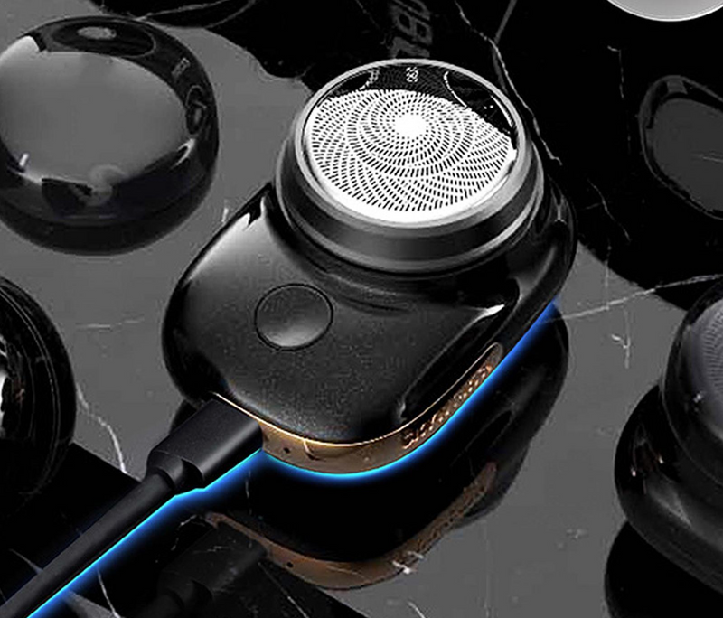 Mini Barbeador Elétrico Portátil USB