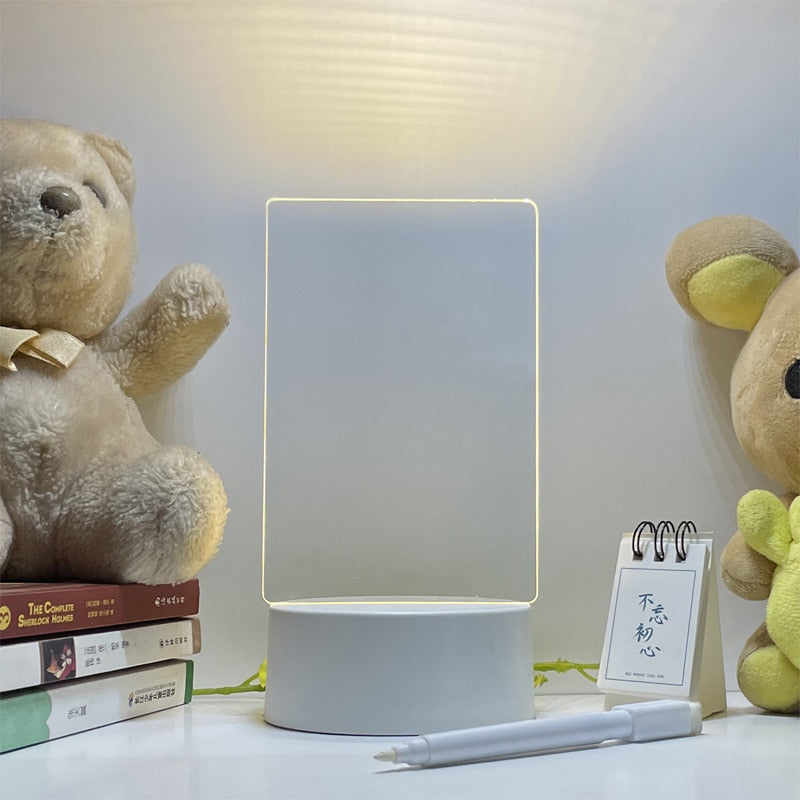 Placa de Notas com Iluminação LED ZADER - 40% OFF