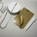 Placa de Notas com Iluminação LED ZADER - 40% OFF