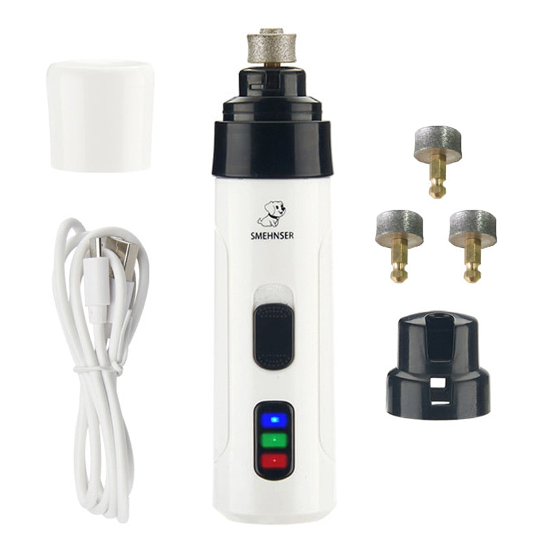 Cortador de Unha Elétrico Profissional USB para Pets