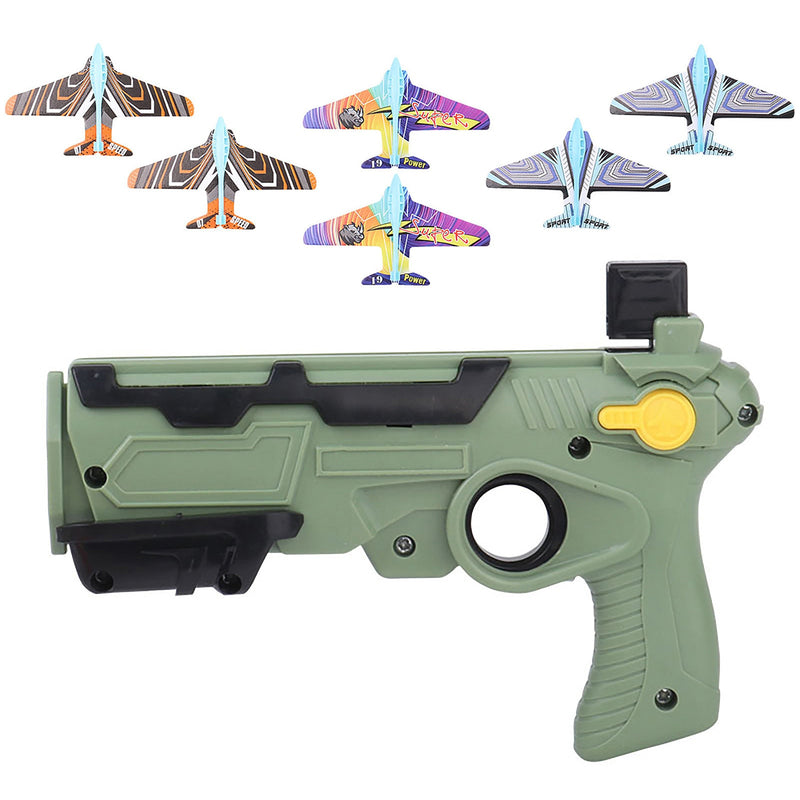 Pistola Catapulta de Brinquedo Lançador de Avião