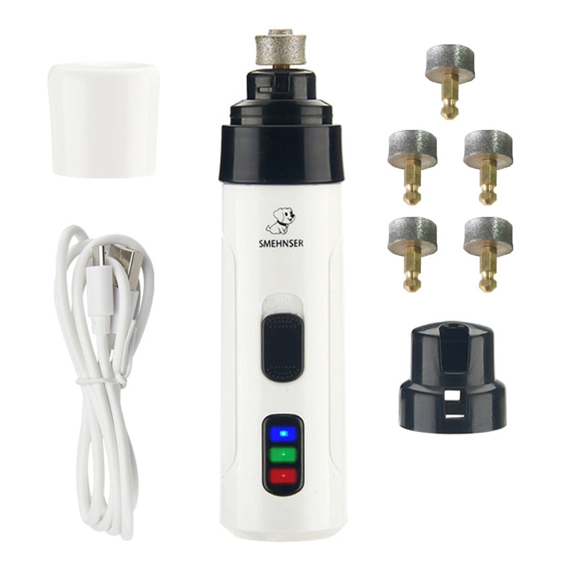 Cortador de Unha Elétrico Profissional USB para Pets
