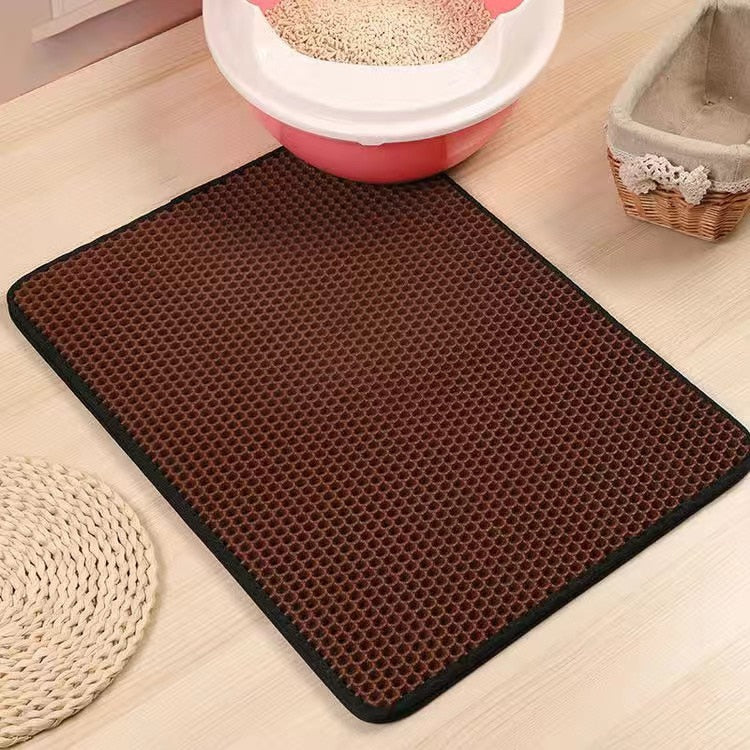 Tapete Higiênico de Dupla Camada para Gatos