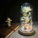 Flores decorativas artificiais de LED com acrílico