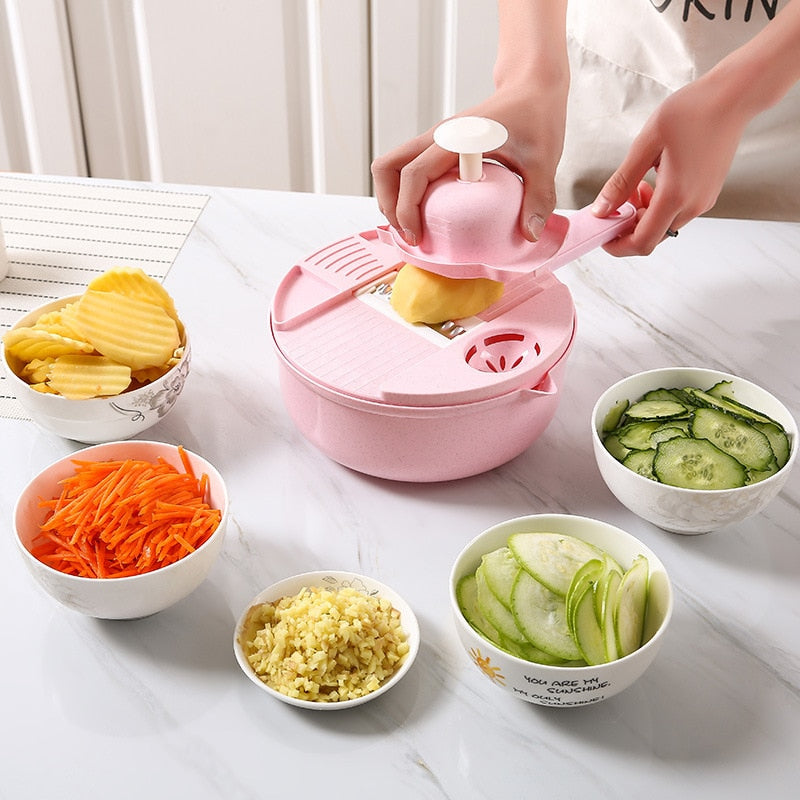 Multifuncional de Aço Inoxidável para cortar legumes, verduras e frutas