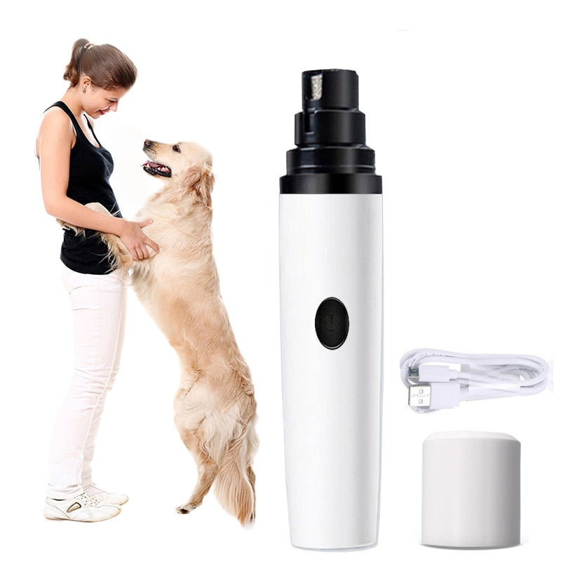 Cortador de Unha Elétrico Profissional USB para Pets