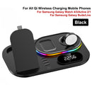 Base de Carregamento por indução 4 em 1 Wireless