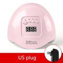 Máquina com lâmpada LED UV para secagem de unha