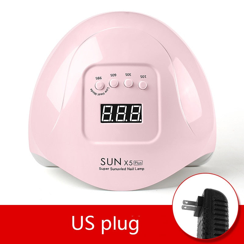 Máquina com lâmpada LED UV para secagem de unha
