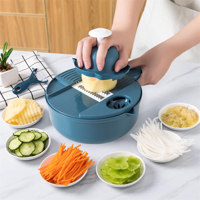 Multifuncional de Aço Inoxidável para cortar legumes, verduras e frutas