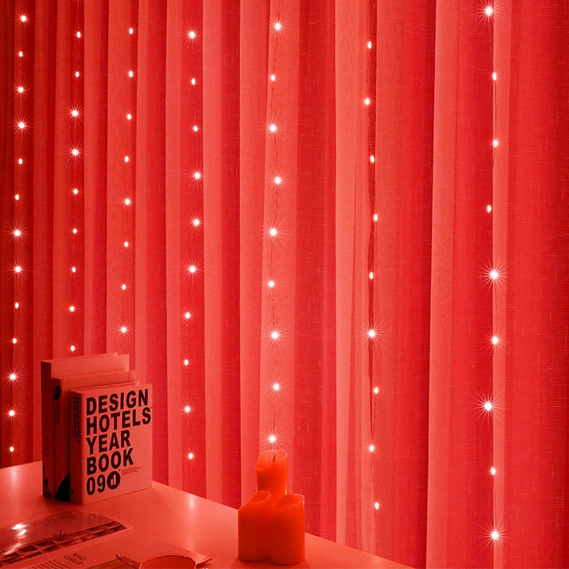 Cortina de LED com Controle Remoto