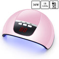 Máquina com lâmpada LED UV para secagem de unha