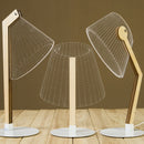 Luminária com lâmpada de led moderna 3d estilo moderno