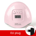 Máquina com lâmpada LED UV para secagem de unha