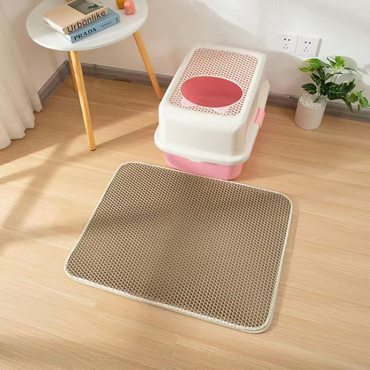 Tapete Higiênico de Dupla Camada para Gatos