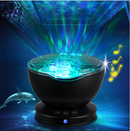 Projetor Night Light de Ondas do Oceano LED com Controle Remoto