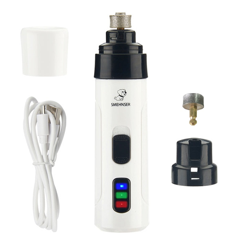 Cortador de Unha Elétrico Profissional USB para Pets