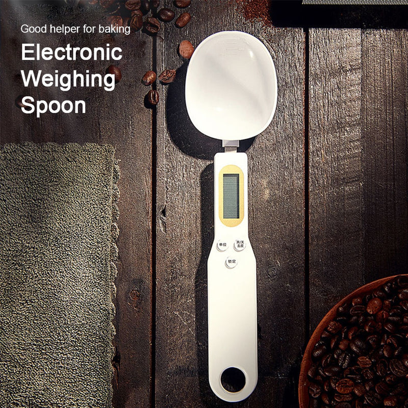 Colher Ecológica Medidora Digital para Alimentos
