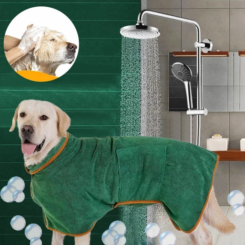 Roupão de Banho para Cachorro