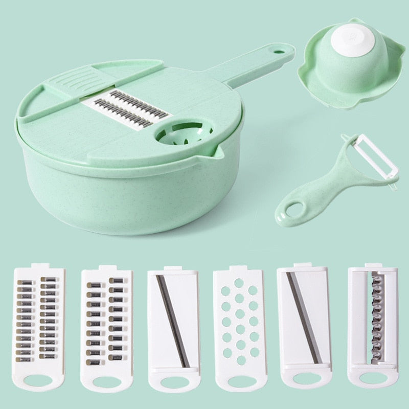 Multifuncional de Aço Inoxidável para cortar legumes, verduras e frutas