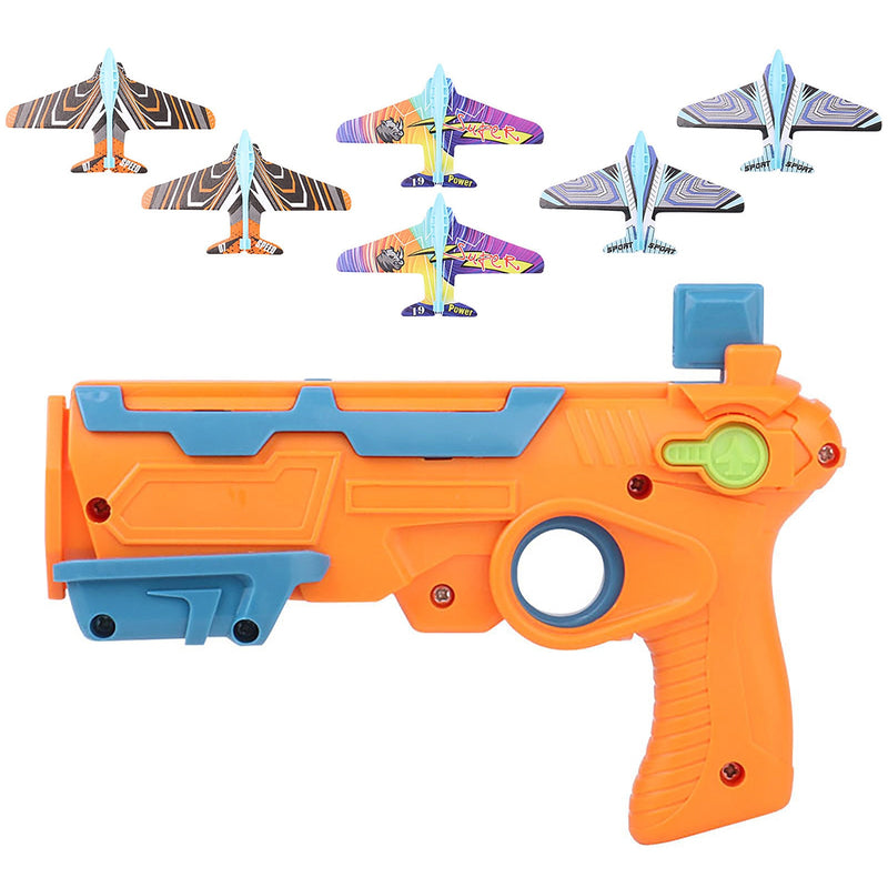 Pistola Catapulta de Brinquedo Lançador de Avião