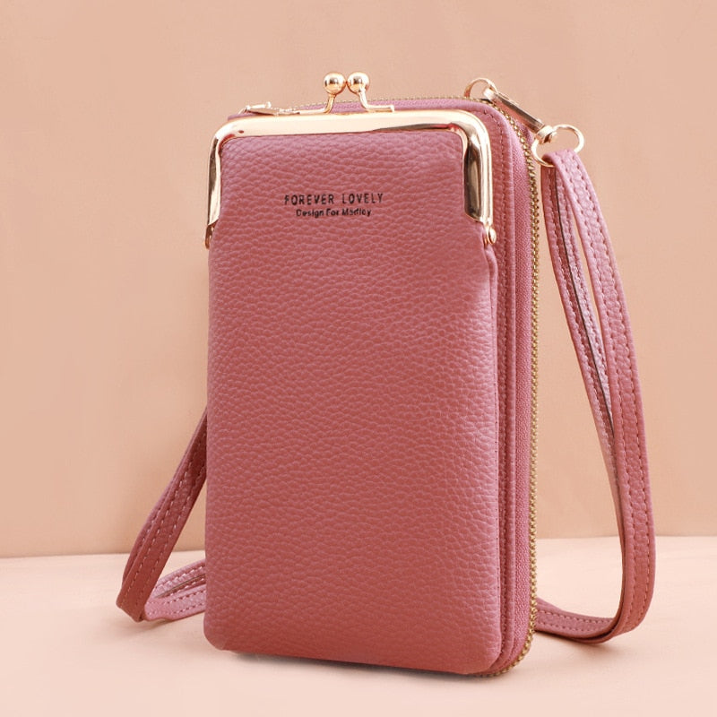 Mini bolsa transversal para celulares