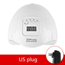 Máquina com lâmpada LED UV para secagem de unha