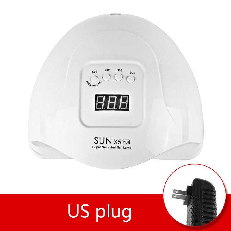 Máquina com lâmpada LED UV para secagem de unha