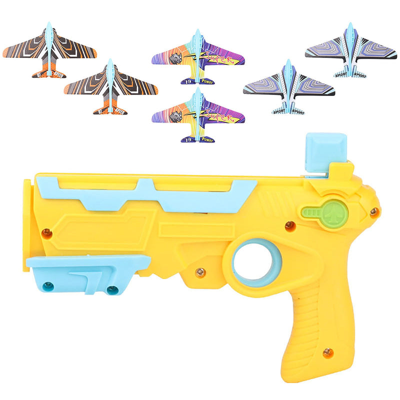 Pistola Catapulta de Brinquedo Lançador de Avião
