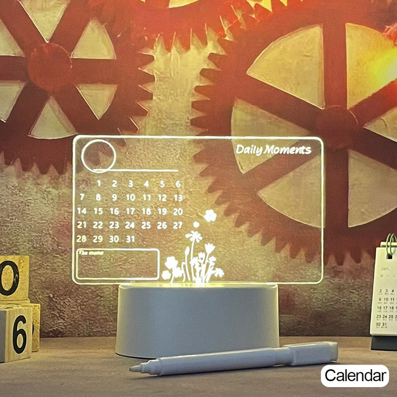 Placa de Notas com Iluminação LED ZADER - 40% OFF