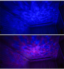 Projetor Night Light de Ondas do Oceano LED com Controle Remoto